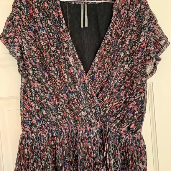 Anthropologie Dionne Metalic Floral Blouse - Picture 3 of 3